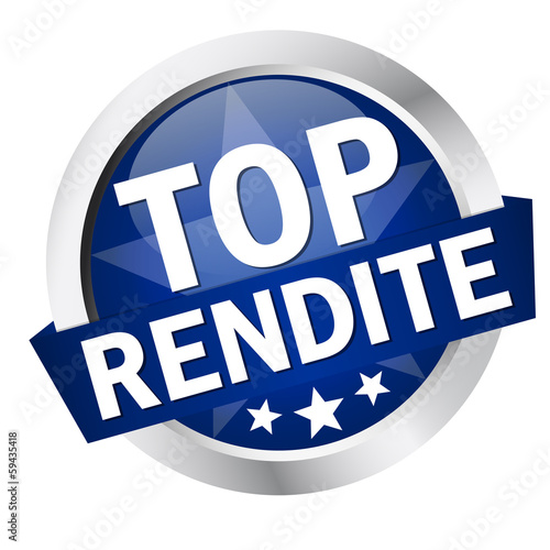 Button mit Banner " TOP RENDITE "