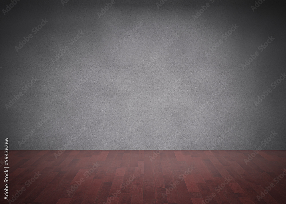 Dark room with floorboards Dark room with floorboards