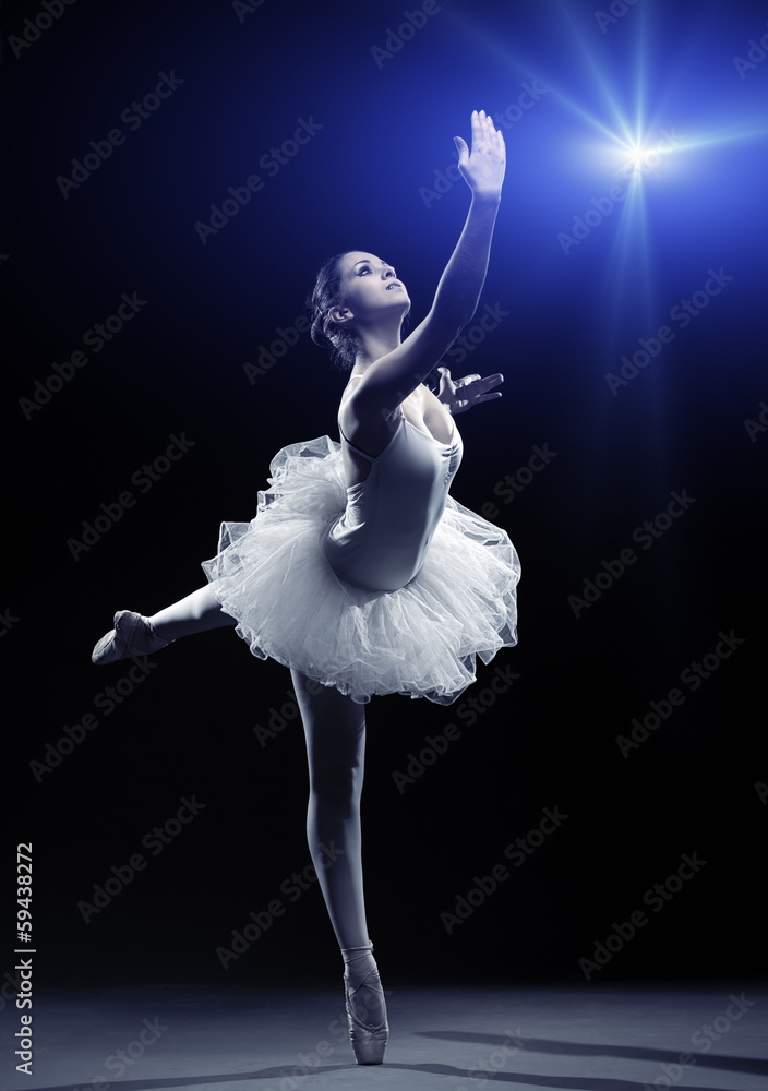Obraz premium Ballerina-action