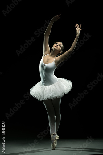 Fototapeta Naklejka Na Ścianę i Meble -  Ballerina-action