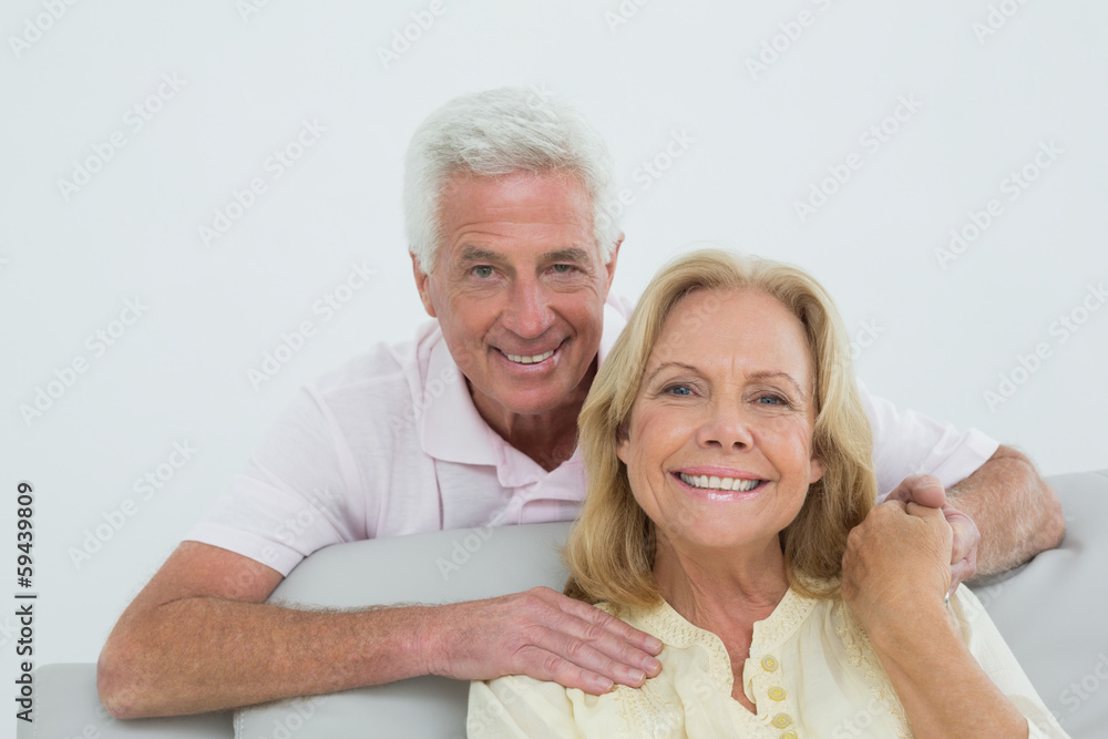 Happy senior couple at home Happy senior couple at home