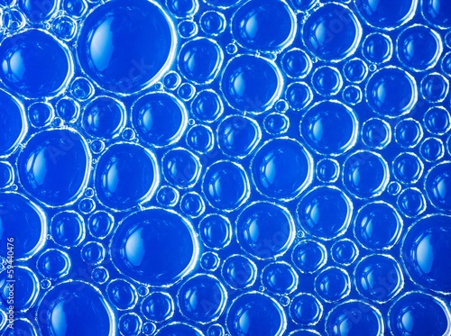 Cell structure abstract blue background