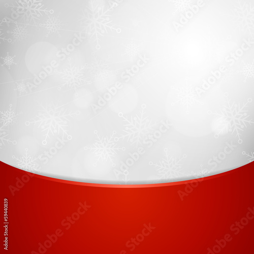 christmas winter bokeh light snowflake background
