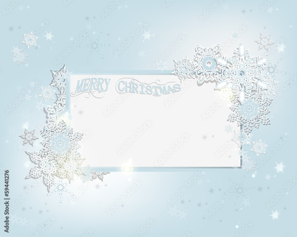 Fototapeta premium snow pattern English