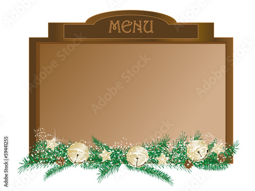 Christmas menu