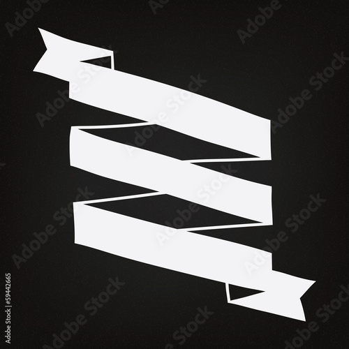Hand drawn ribbons on the b...