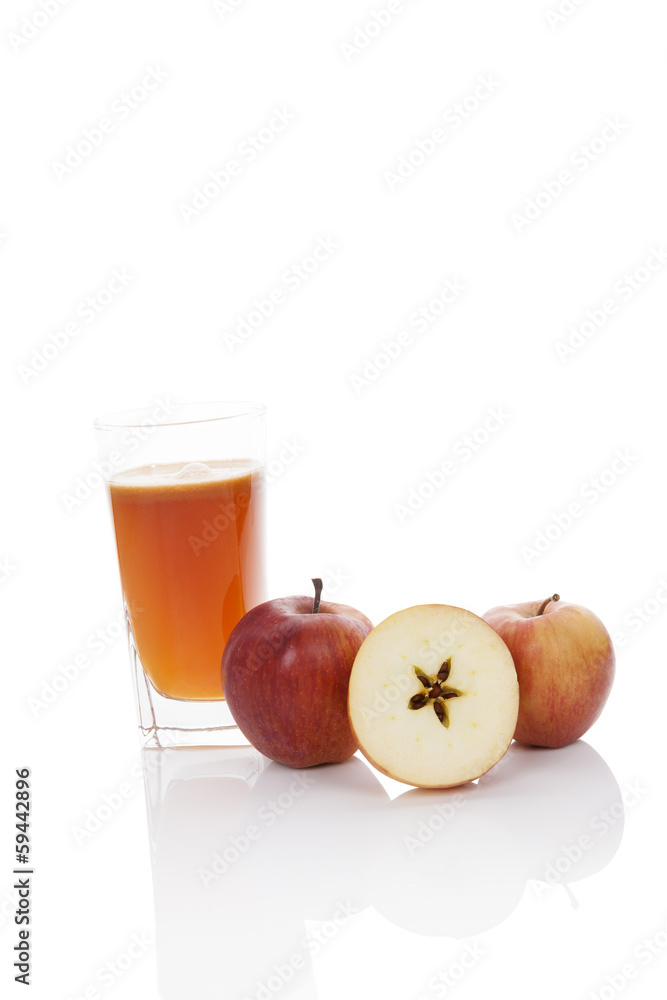Apple juice. Apple juice.