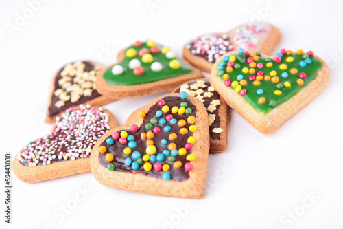 heart shape cookies © M.studio