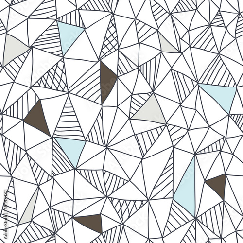 Abstract seamless doodle pa...