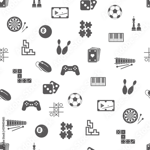 game seamless pattern