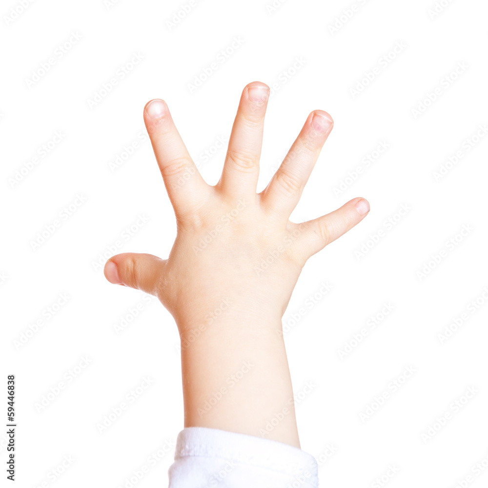 Fototapeta premium Hand eines Kleinkindes