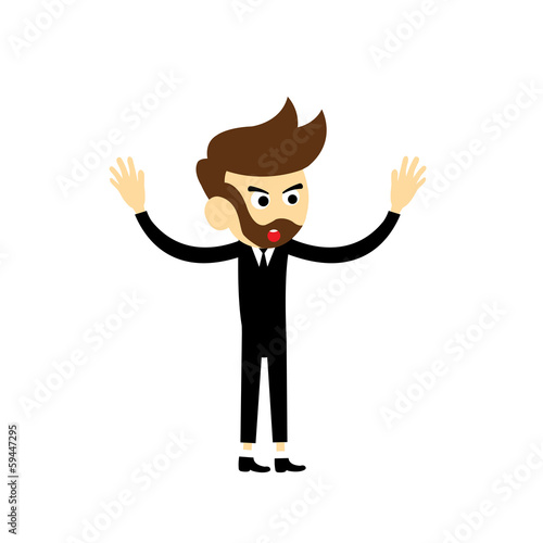 manager vector cartoon