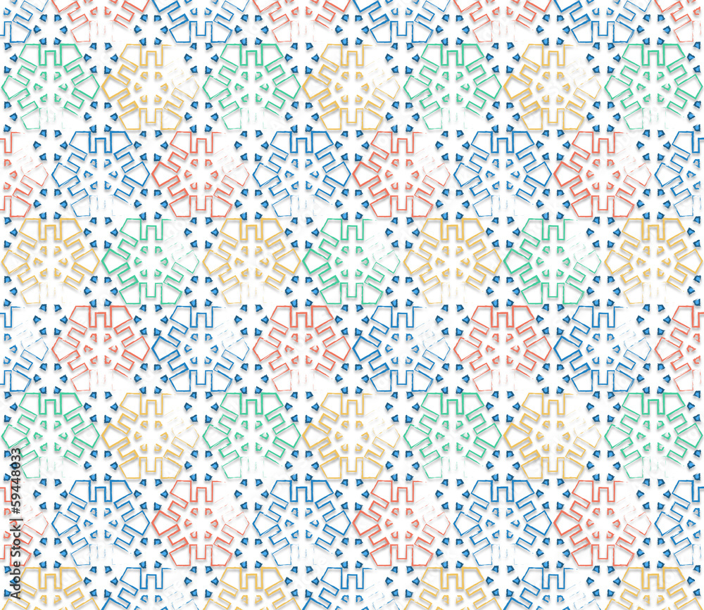 Christmas snowflakes colored contour Christmas snowflakes colored contour