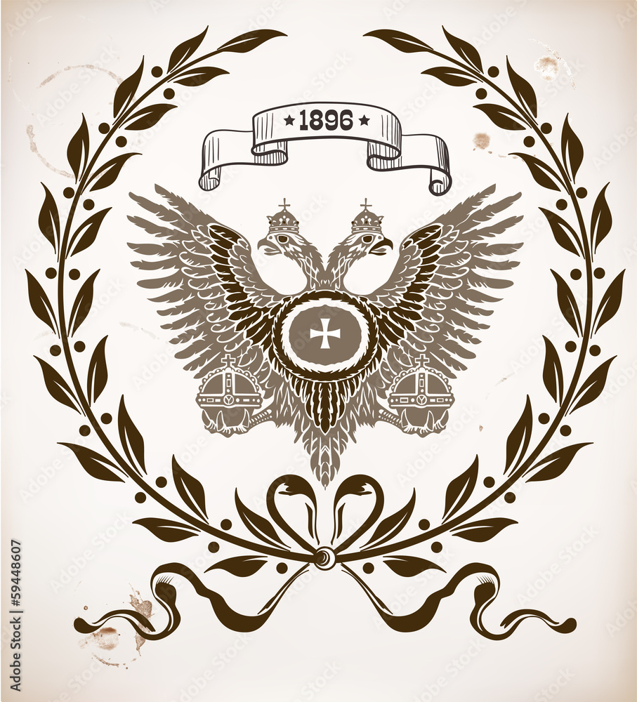 Naklejka premium Vintage design