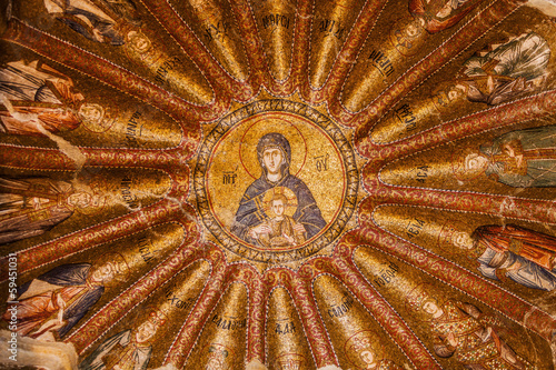 Jesus and Mary Mosaic in Chora Church