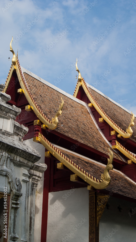 Element of Thai Art, on roof