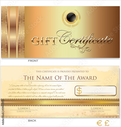 Voucher template