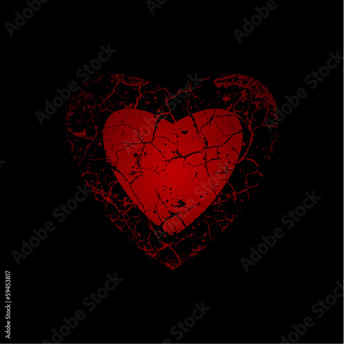 cracked heart