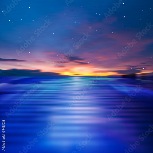 abstract background with clouds and sunrise