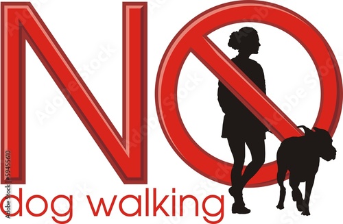 No dog walking