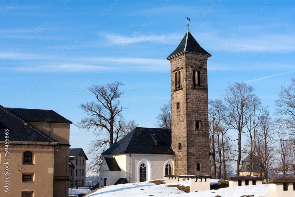 old tower in Koeningshtine castle
