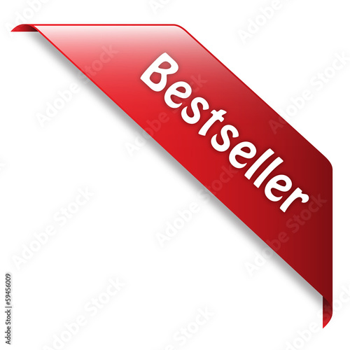 "BESTSELLER" Marketing Banner (label sticker tag advertising)