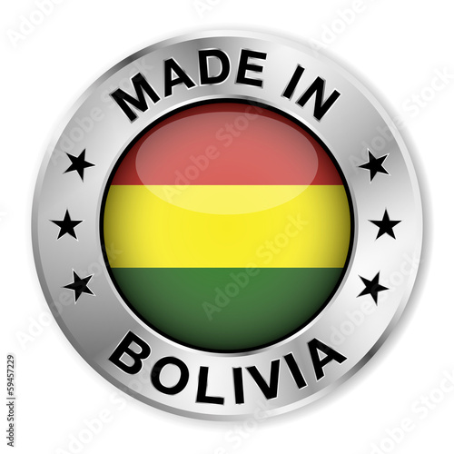 Made In Bolivia Silver Badge