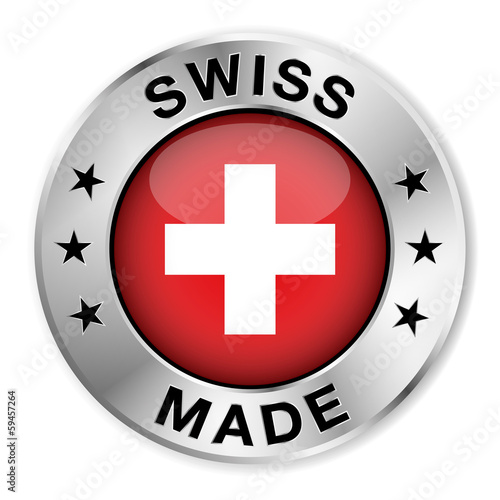 Swiss Made Silver Badge