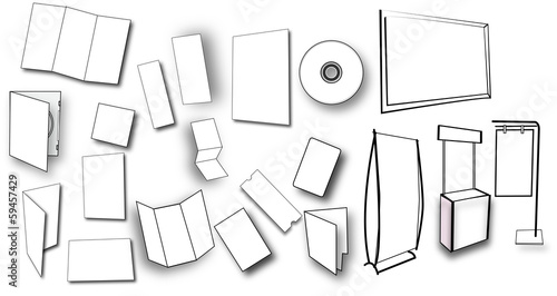 marquetin y publicidad, formatos, folletos