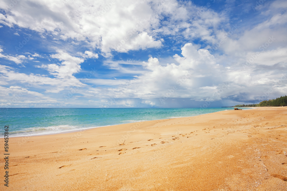 Exotic tropical beach.