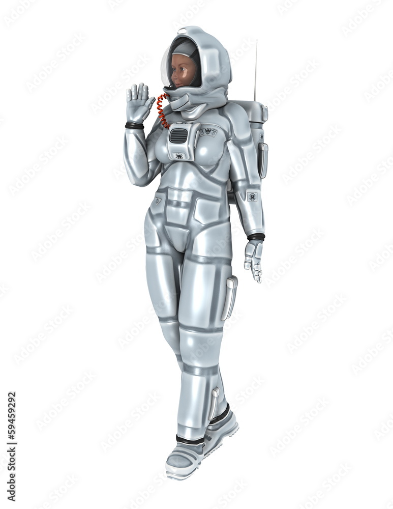 Naklejka premium 宇宙飛行士