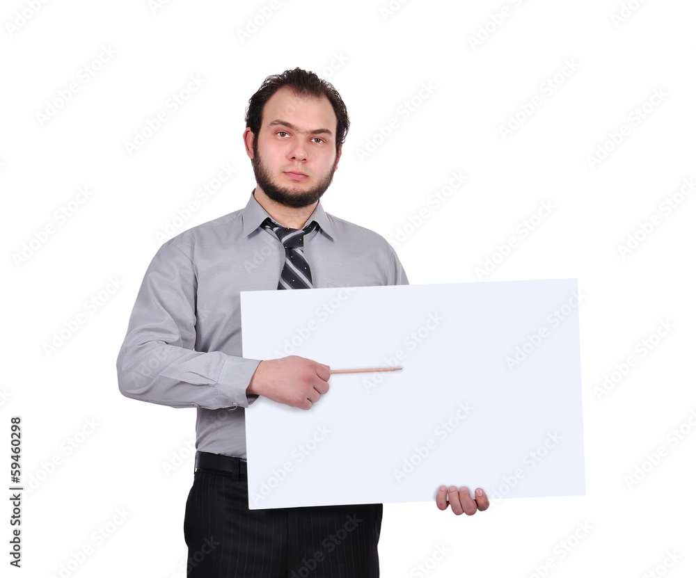 businessman with pencil businessman with pencil