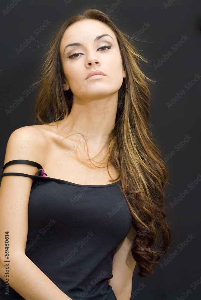 Fototapeta premium Beautiful Brunette Girl