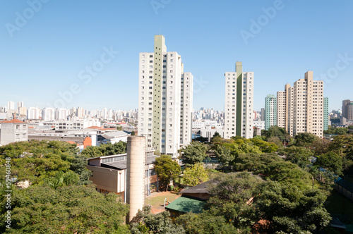 Sao paulo, residential area of the Bras