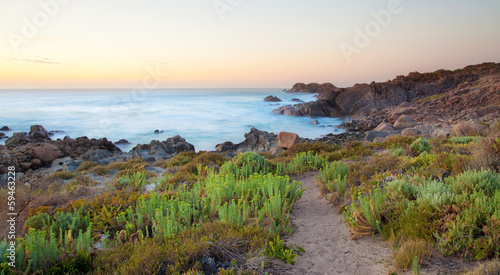 Sunset in Leeuwin Naturaliste National Park, WA photo