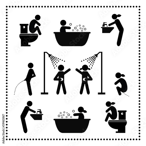 personal hygiene symbol