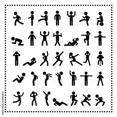  action people symbol