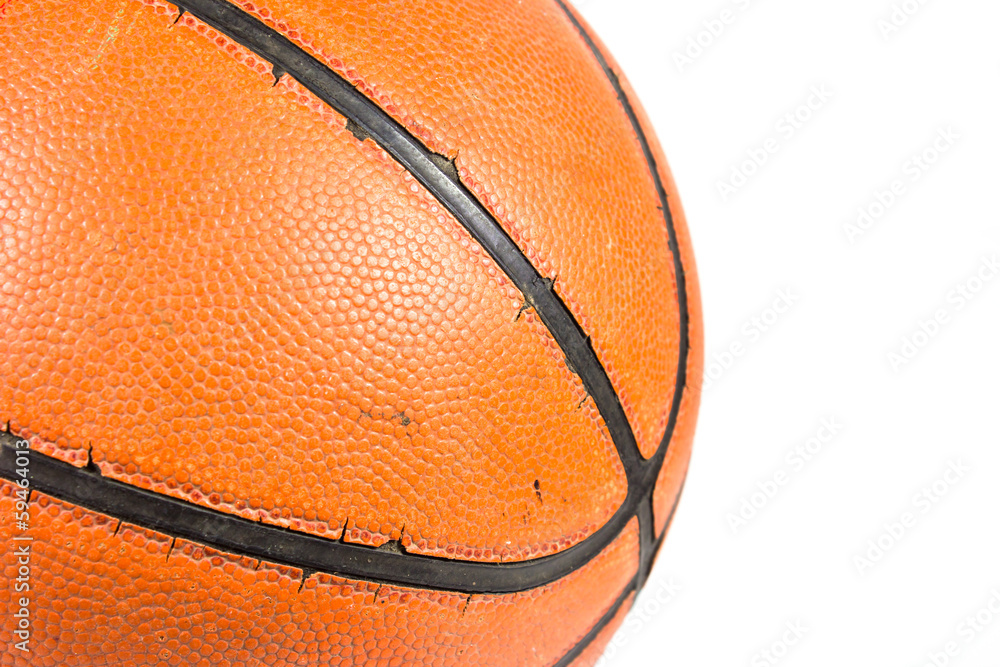 Obraz premium basketball ball on a white background
