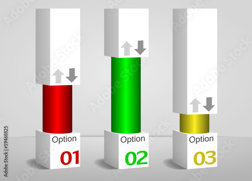 Wallpaper Mural Infographic Design Template, Numbered Banners Boxes. Torontodigital.ca