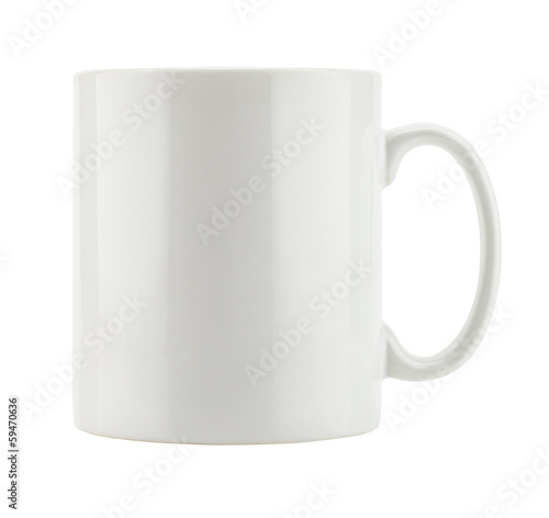 White mug empty blank
