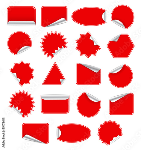 Red sticker