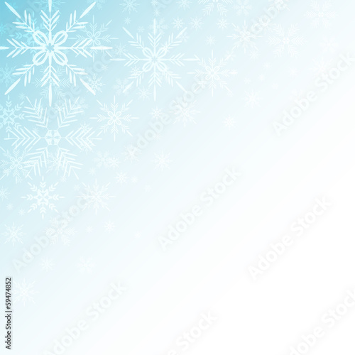snow crystals background