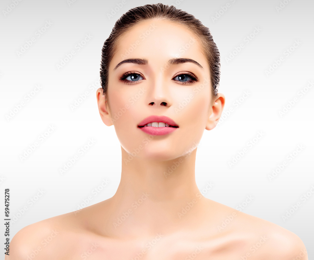 Beautiful young female with clean fresh skin Beautiful young female with clean fresh skin