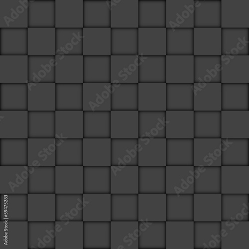 Dark geometric background made of seamless square pattern