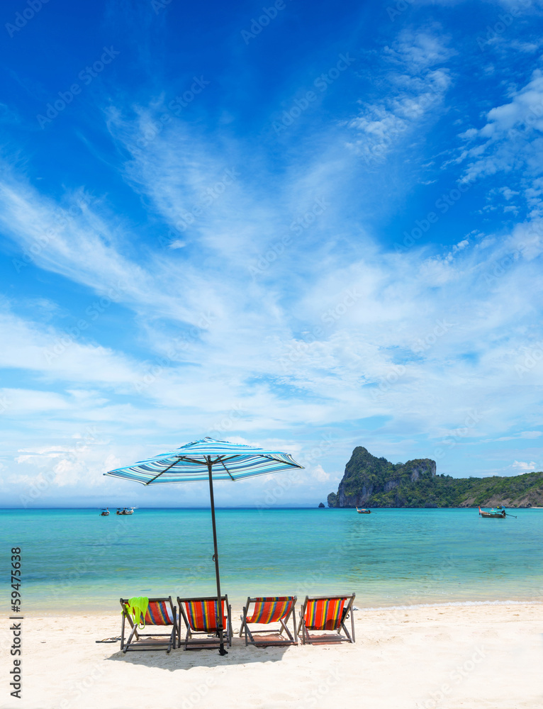 Fototapeta premium Tropical beach landscape