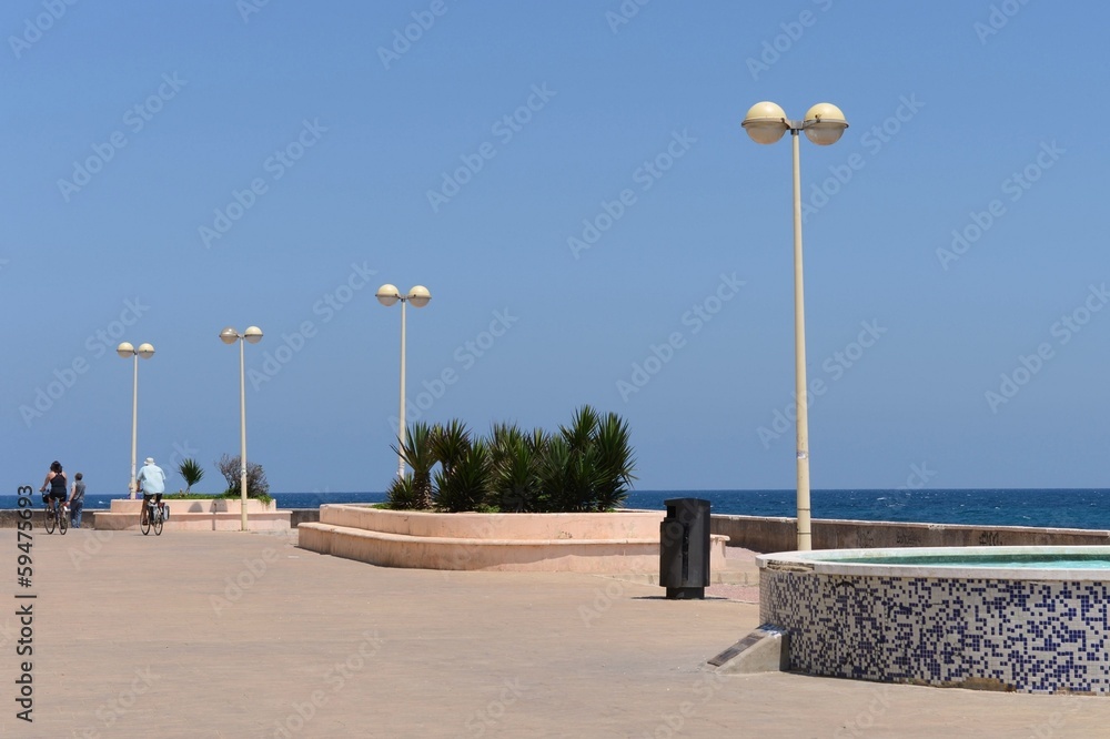 Obraz premium City embankment in Torrevieja