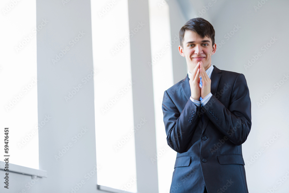 Young successful businessman