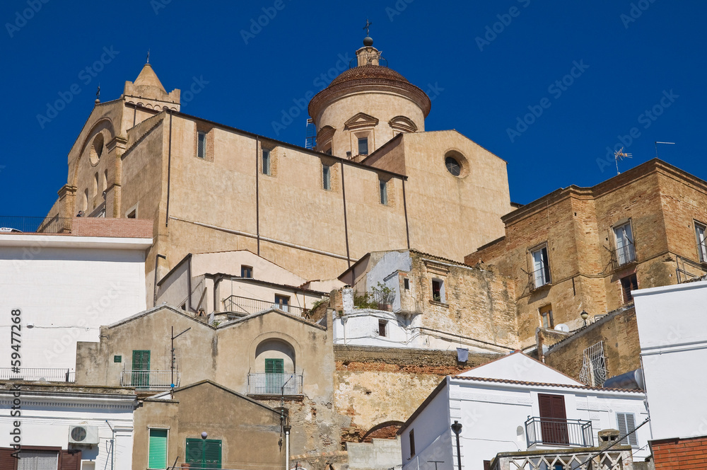 Fototapeta premium Panoramic view of Pisticci. Basilicata. Italy.
