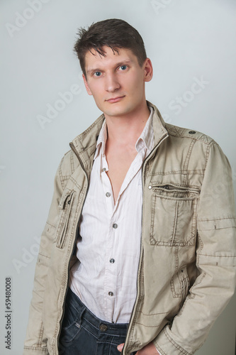 Billede på lærred young man