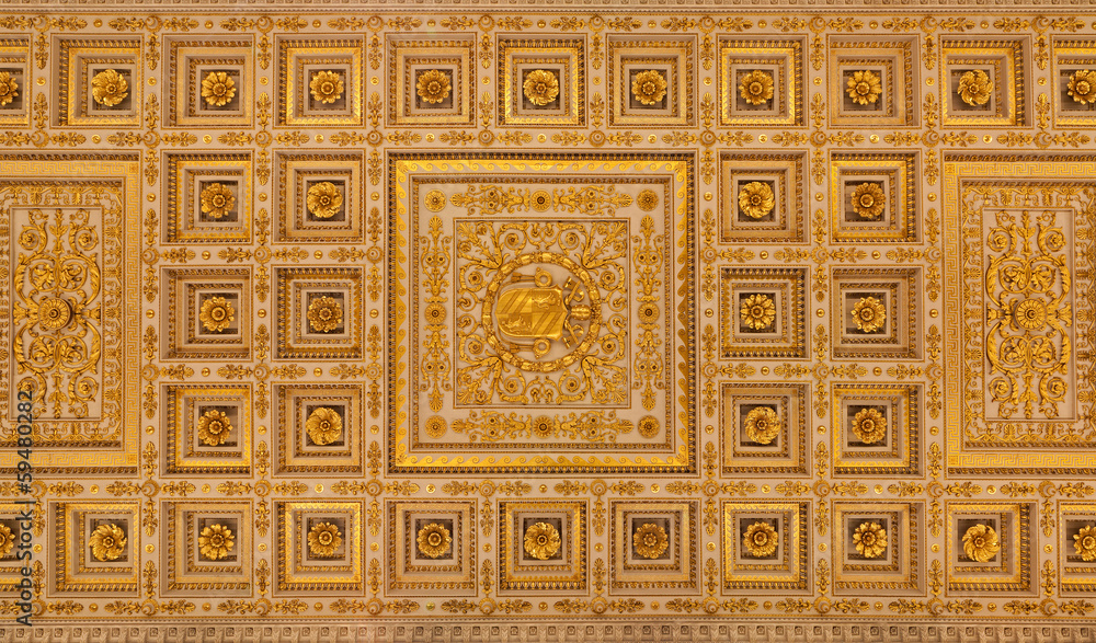 Rome - roof of st. Pauls basilica -  San Paolo fuori le Mura
